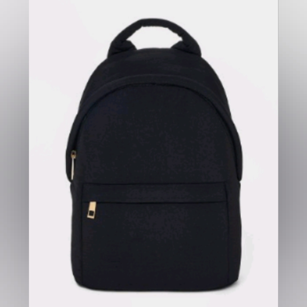 11.25in Black Puff Backpack